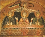Daniel 3 fournaise mosaïque près Delphes.jpg