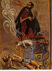 Caïn et Abel Meurtre de Caïn fresque.jpg