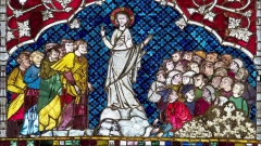 Sermon sur la montagne, vitrail de Strasbourg.jpg